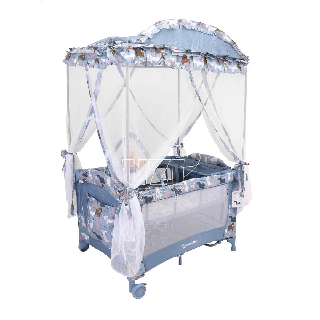 Cuna corral con mosquitero
